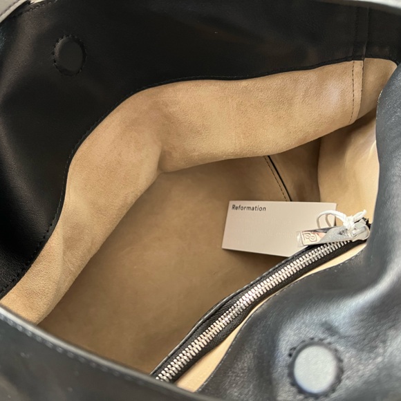 Reformation Black Leather Bag - Picture 5 of 8